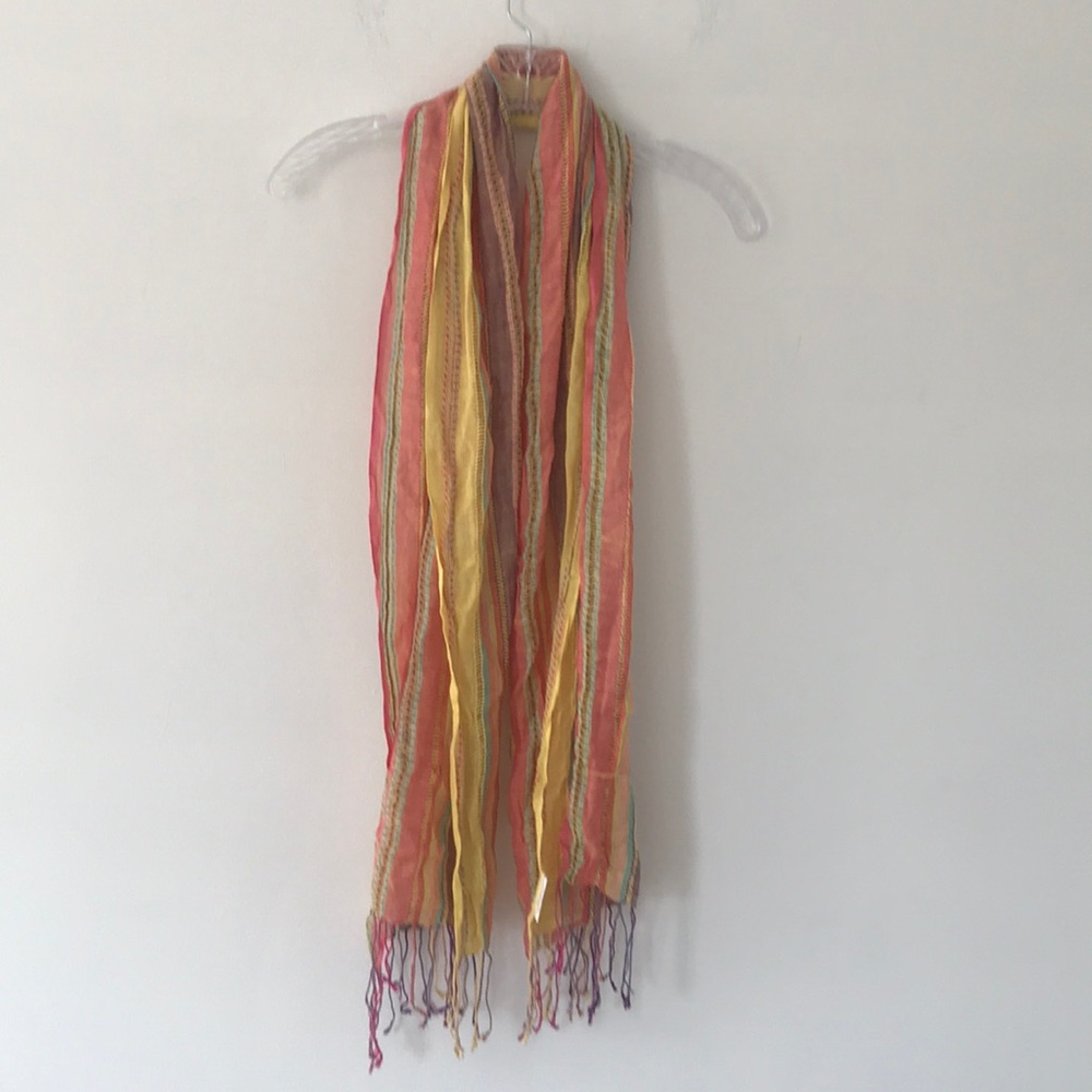 Multi colored scarf